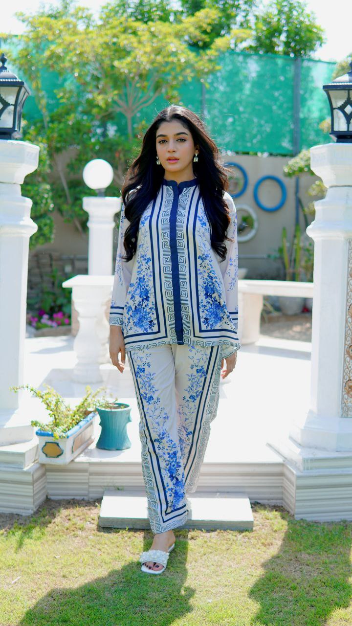 Santorini Bloom Co-ord Set