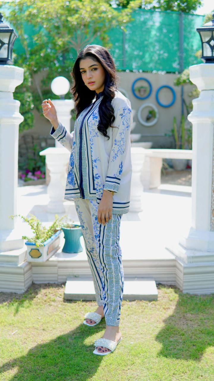 Santorini Bloom Co-ord Set