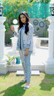 Santorini Bloom Co-ord Set