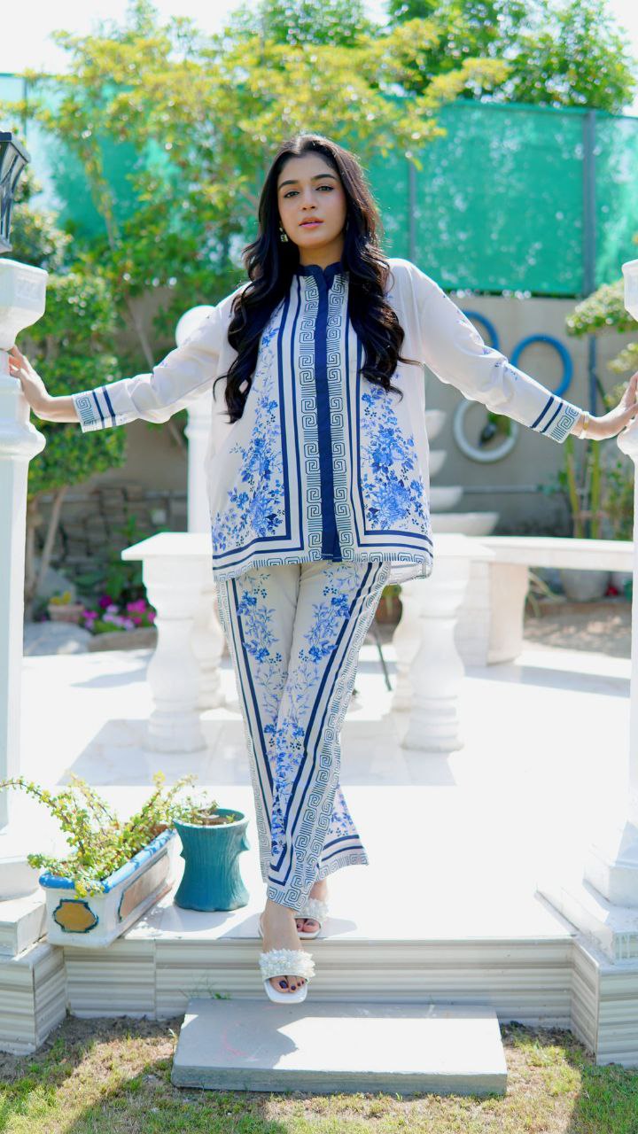 Santorini Bloom Co-ord Set