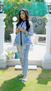Santorini Bloom Co-ord Set