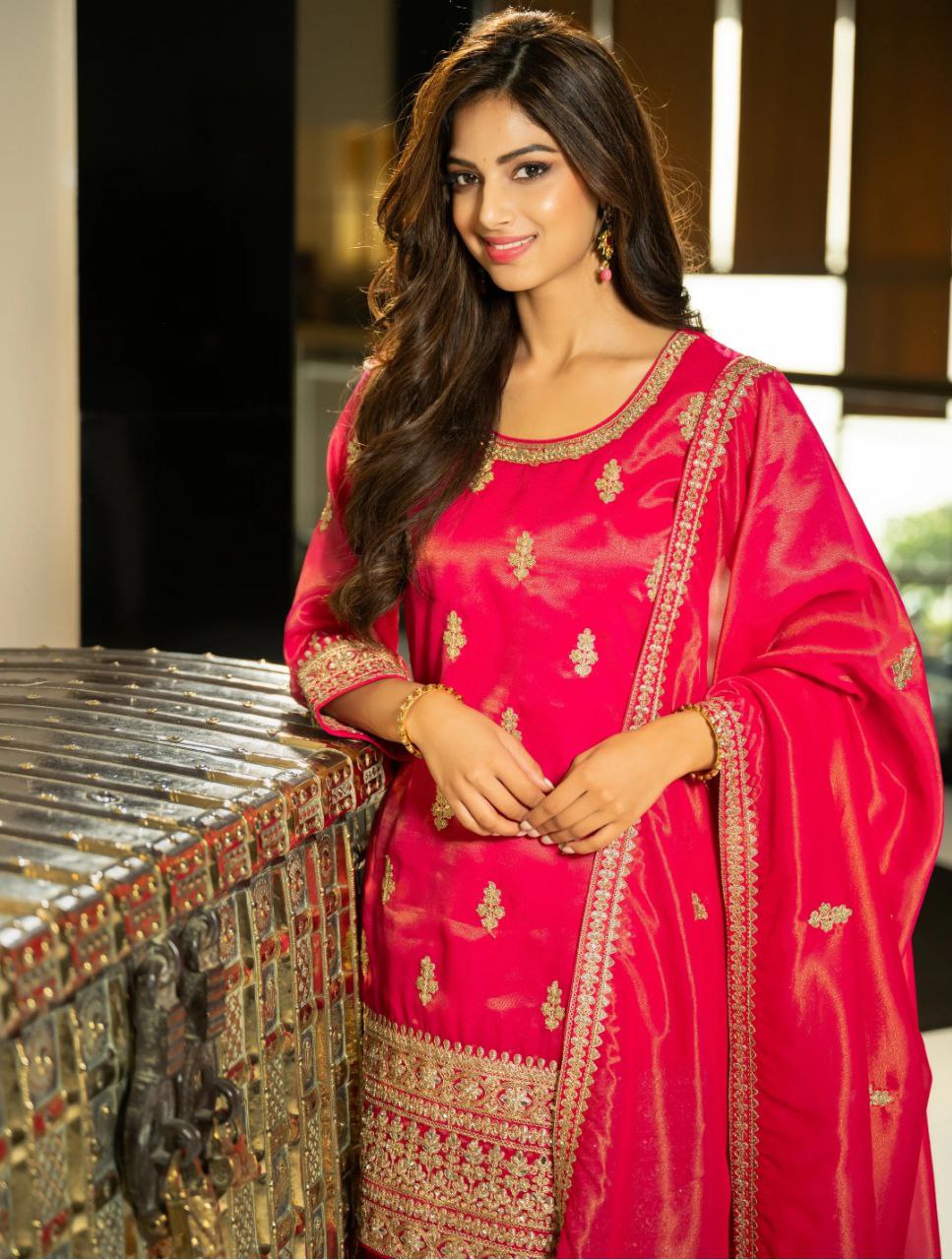 Stunning Embroidered Sharara Set – Designer Festive Wear