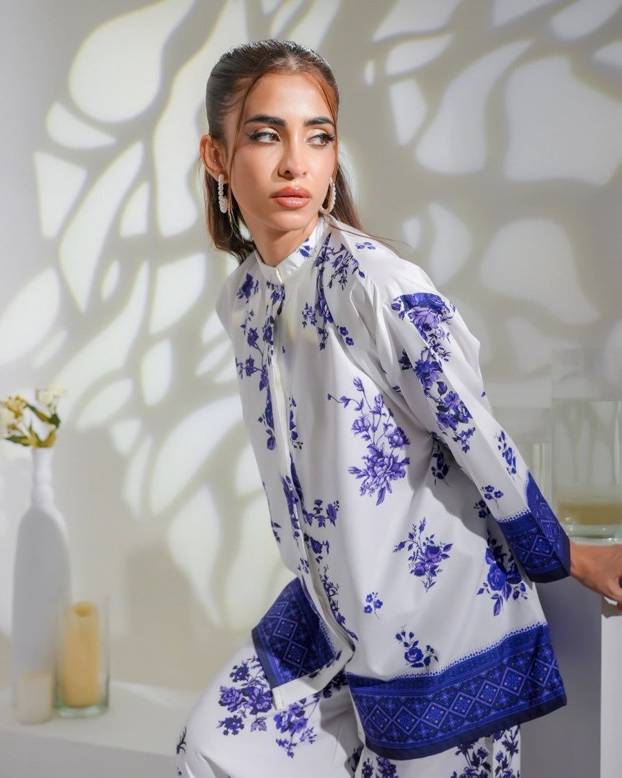 💠 Indigo Porcelain Co-ord Set