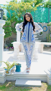Santorini Bloom Co-ord Set