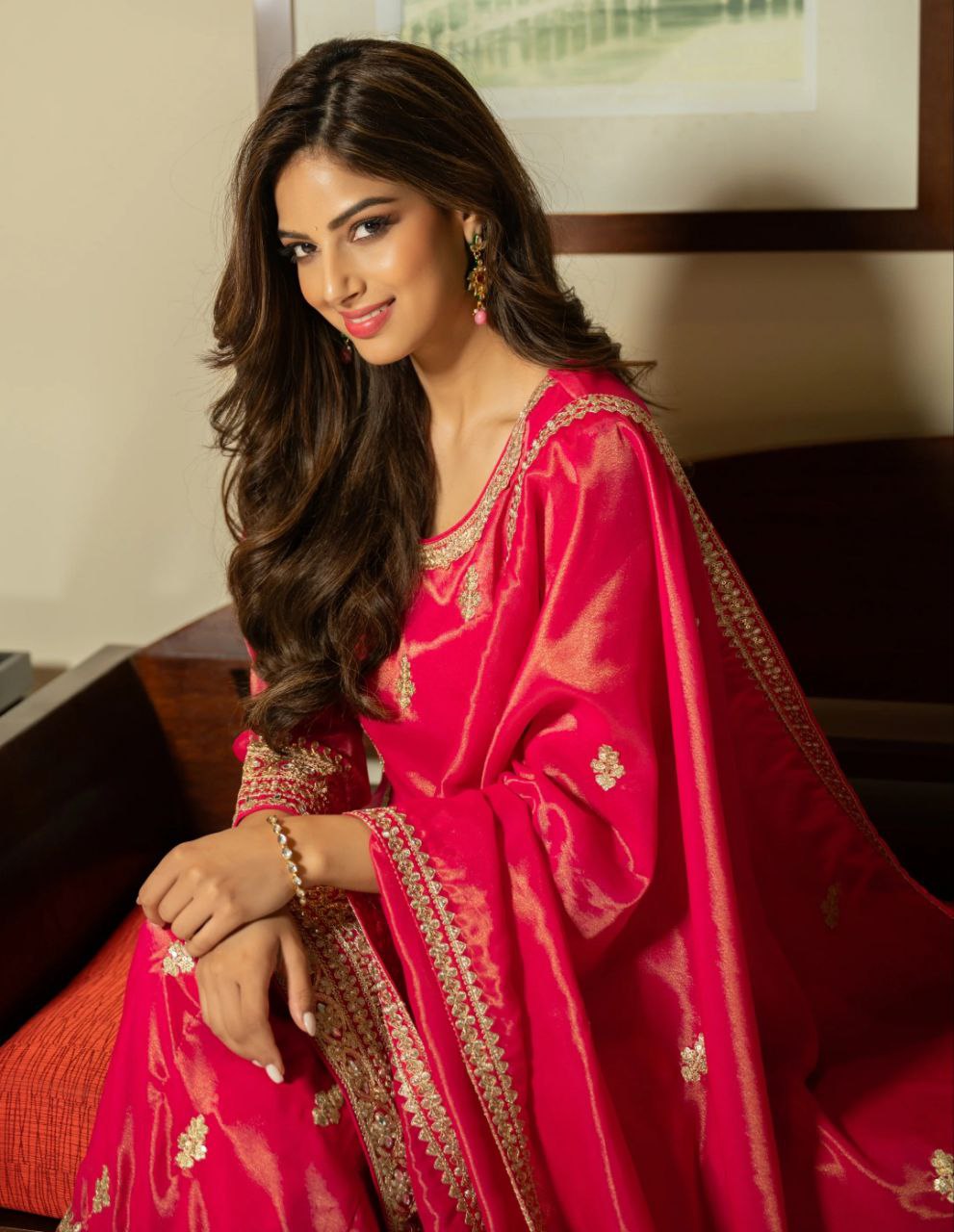 Stunning Embroidered Sharara Set – Designer Festive Wear
