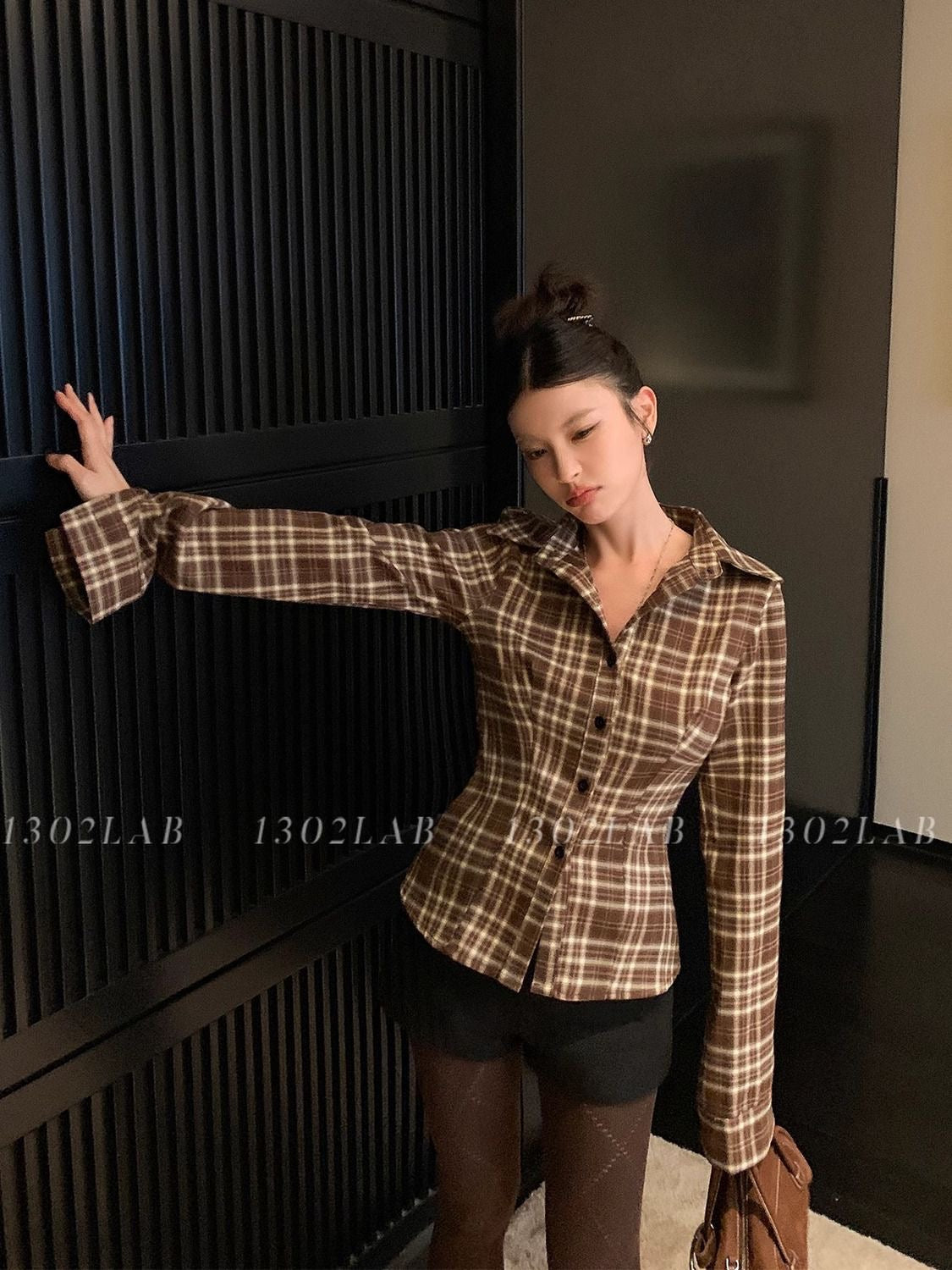 CAFÉ PLAID SHIRT