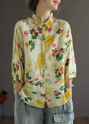 Floral Printed Stylish Shirt For Her