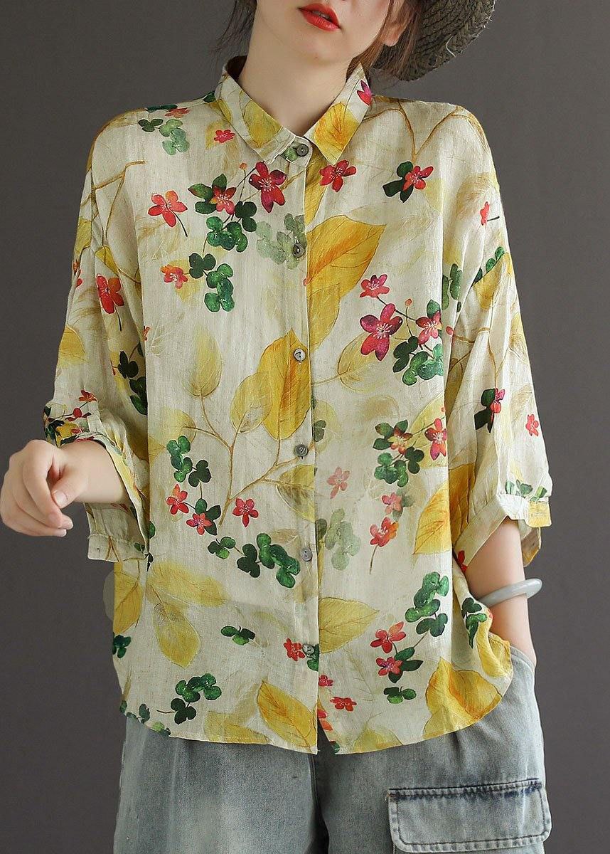 Floral Printed Stylish Shirt For Her