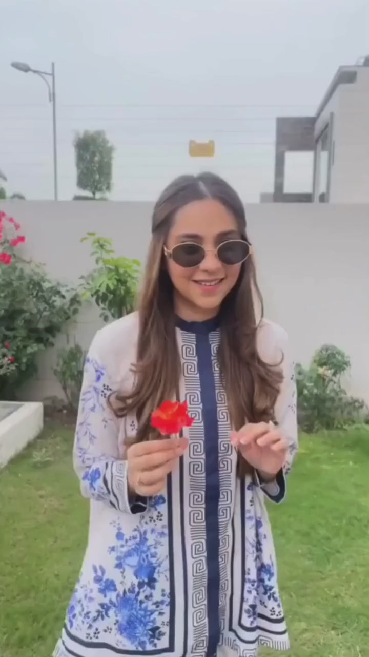 Santorini Bloom Co-ord Set